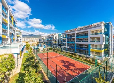 Укомплектованная двухкомнатная квартира, 65м², в комплексе премиум класса в 200м от моря в районе Кестель, Алания ID-18923 фото-18