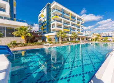 Укомплектованная двухкомнатная квартира, 65м², в комплексе премиум класса в 200м от моря в районе Кестель, Алания ID-18923 фото-19