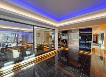 Квартира с одной спальней, 54м², на высоком этаже в элитной резиденции в Махмутларе, Алания, в 750м от моря ID-18926 фото-14