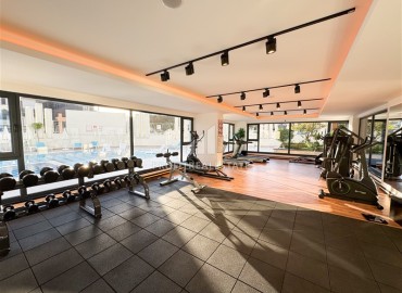 Квартира с одной спальней, 54м², на высоком этаже в элитной резиденции в Махмутларе, Алания, в 750м от моря ID-18926 фото-17