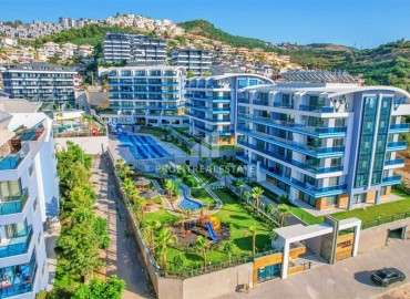 Садовый дуплекс с тремя спальнями, 170м², в новом элитном комплексе в 750м от моря, Алания, Каргыджак ID-18933 фото-1