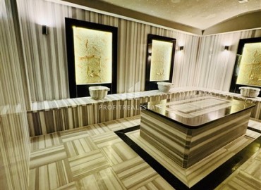 Садовый дуплекс с тремя спальнями, 170м², в новом элитном комплексе в 750м от моря, Алания, Каргыджак ID-18933 фото-38