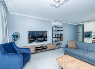 Элегантные видовые трехкомнатные апартаменты, 110м², на первой береговой линии в Каргыджаке, Алания ID-18936 фото-3