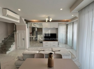 Шикарный пентхаус 2+1 в в аренду  в центре Алании 300 метров к морю. ID-10756 фото-1