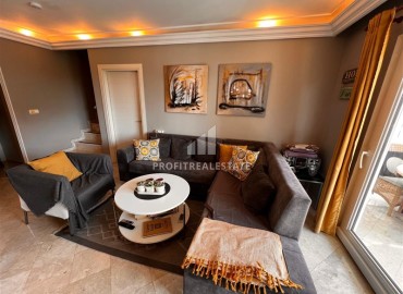 Меблированный пентхаус с тремя спальнями, 125м², в комфортабельном комплексе района Джикджилли, Алания под ВНЖ ID-18939 фото-2