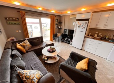 Меблированный пентхаус с тремя спальнями, 125м², в комфортабельном комплексе района Джикджилли, Алания под ВНЖ ID-18939 фото-3