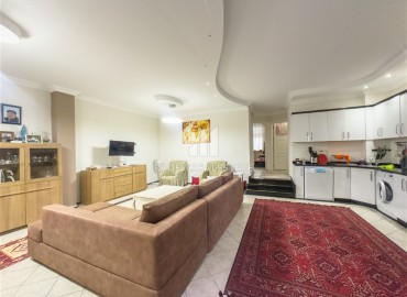 Трехкомнатные меблированные апартаменты, 100м², в комплексе с бассейном, у моря в районе Оба, Алания под ВНЖ ID-18941 фото-3