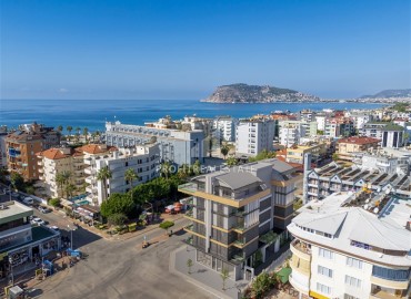 Старт продаж: квартиры разных планировок, 57-271м², от строительной компании, в районе Оба, Алания, в 100м от моря ID-18942 фото-3