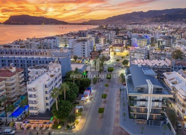 Старт продаж: квартиры разных планировок, 57-271м², от строительной компании, в районе Оба, Алания, в 100м от моря ID-18942 фото-4