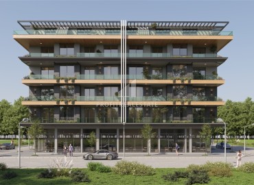 Старт продаж: квартиры разных планировок, 57-271м², от строительной компании, в районе Оба, Алания, в 100м от моря ID-18942 фото-6