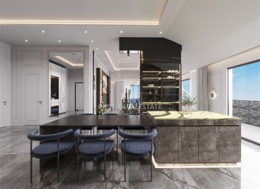 Старт продаж: квартиры разных планировок, 57-271м², от строительной компании, в районе Оба, Алания, в 100м от моря ID-18942 фото-8