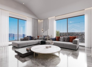 Старт продаж: квартиры разных планировок, 57-271м², от строительной компании, в районе Оба, Алания, в 100м от моря ID-18942 фото-10