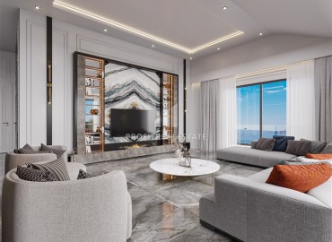 Старт продаж: квартиры разных планировок, 57-271м², от строительной компании, в районе Оба, Алания, в 100м от моря ID-18942 фото-11