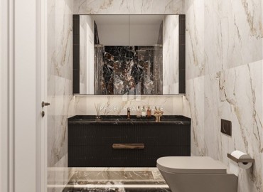 Старт продаж: квартиры разных планировок, 57-271м², от строительной компании, в районе Оба, Алания, в 100м от моря ID-18942 фото-13