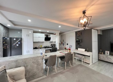 Четырехкомнатная газифицированная квартира, 110м², в современном комплексе в Анталии, район Кепез ID-18946 фото-4