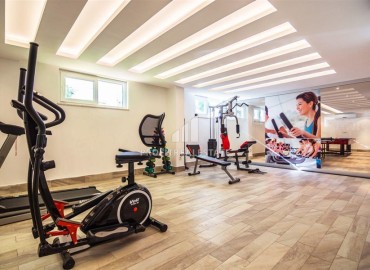 Меблированная двухкомнатная квартира, 55м², в центре Алании в комплексе с инфраструктурой ID-18948 фото-11