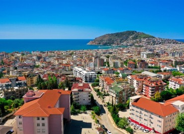 Элегантная квартира 2+1, 120м², с отличными видами в центре Алании в комплексе с бассейном ID-18949 фото-16