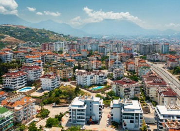 Элегантная квартира 2+1, 120м², с отличными видами в центре Алании в комплексе с бассейном ID-18949 фото-24