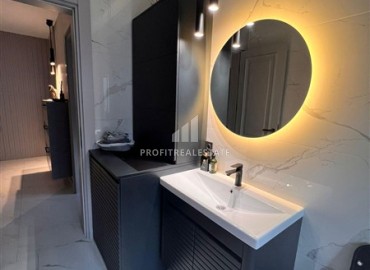 Трехкомнатные апартаменты с дизайнерским интерьером, 100м², в новостройке премиум класса в районе Алании Тепе ID-18950 фото-9