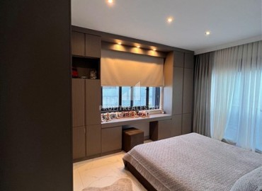 Трехкомнатные апартаменты с дизайнерским интерьером, 100м², в новостройке премиум класса в районе Алании Тепе ID-18950 фото-14