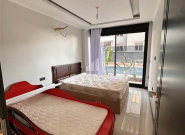 Фешенебельная квартира 2+1, 80м², с выходом в сад в новой элитной резиденции в центре Алании, в районе Хасбахче ID-18952 фото-11