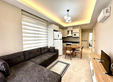 Уютная квартира с одной спальней, 55м², с видом на горы в комплексе премиум класса, в центральной части Махмутлара, Алания ID-18956 фото-2