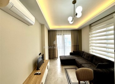 Уютная квартира с одной спальней, 55м², с видом на горы в комплексе премиум класса, в центральной части Махмутлара, Алания ID-18956 фото-4