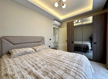 Уютная квартира с одной спальней, 55м², с видом на горы в комплексе премиум класса, в центральной части Махмутлара, Алания ID-18956 фото-10