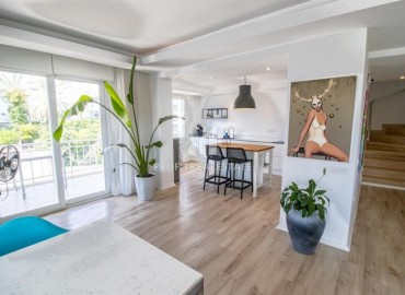 Видовой четырехкомнатный меблированный пентхаус, 200м², в уютном комплексе в тихом районе Алании – Джикджилли ID-18960 фото-6