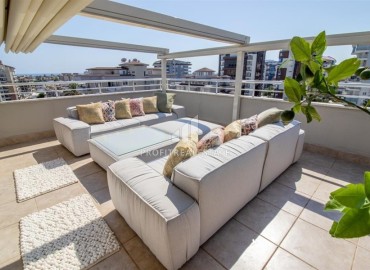 Видовой четырехкомнатный меблированный пентхаус, 200м², в уютном комплексе в тихом районе Алании – Джикджилли ID-18960 фото-24