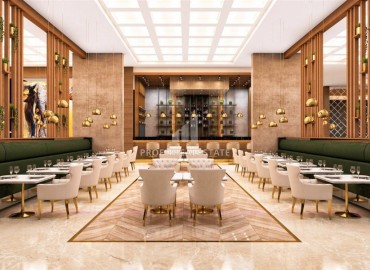 Апартаменты с одной спальней, 50м², на высоком этаже в комплексе с отельной инфраструктурой в Махмутларе, Алания ID-18966 фото-12