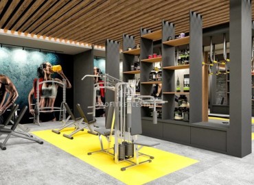 Апартаменты с одной спальней, 50м², на высоком этаже в комплексе с отельной инфраструктурой в Махмутларе, Алания ID-18966 фото-19