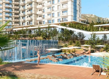 Апартаменты с одной спальней, 50м², на высоком этаже в комплексе с отельной инфраструктурой в Махмутларе, Алания ID-18966 фото-21