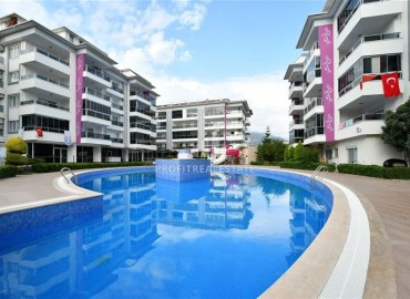 Меблированная трехкомнатная квартира, 105м², в комплексе с отельной инфраструктурой у моря в Кестеле, Алания ID-18967 фото-1