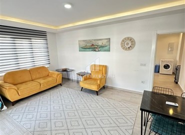 Меблированная трехкомнатная квартира, 105м², в комплексе с отельной инфраструктурой у моря в Кестеле, Алания ID-18967 фото-2