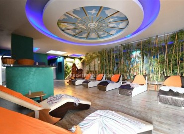 Меблированная трехкомнатная квартира, 105м², в комплексе с отельной инфраструктурой у моря в Кестеле, Алания ID-18967 фото-15