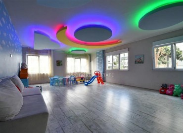 Меблированная трехкомнатная квартира, 105м², в комплексе с отельной инфраструктурой у моря в Кестеле, Алания ID-18967 фото-17