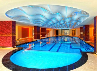 Элитная надвижимость в Махмутларе, Алания: двухкомнатные апартаменты, 68м², с видом на горы в фешенебельном комплексе ID-18970 фото-18