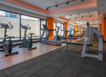 Двухкомнатная видовая квартира 60м², в резиденции премиум класса в Газипаше, Алания, 250м от моря ID-18971 фото-17