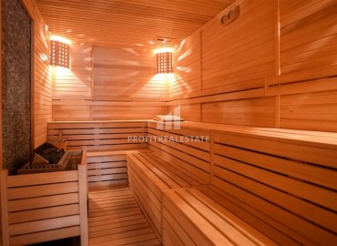 Двухкомнатная видовая квартира 60м², в резиденции премиум класса в Газипаше, Алания, 250м от моря ID-18971 фото-18