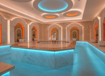 Двухкомнатная видовая квартира 60м², в резиденции премиум класса в Газипаше, Алания, 250м от моря ID-18971 фото-20