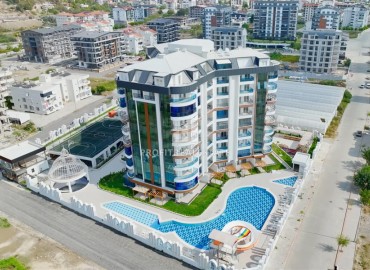 Двухкомнатная видовая квартира 60м², в резиденции премиум класса в Газипаше, Алания, 250м от моря ID-18971 фото-23