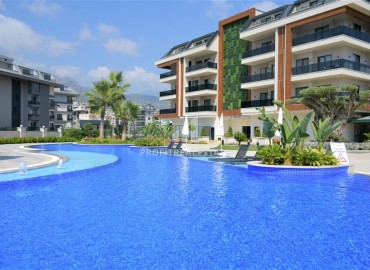 Видовая квартира с двумя спальнями, 78м², с дизайнерским интерьером в элитной резиденции в районе Оба. Алания ID-18973 фото-15