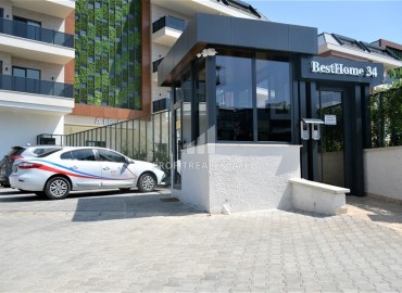 Видовая квартира с двумя спальнями, 78м², с дизайнерским интерьером в элитной резиденции в районе Оба. Алания ID-18973 фото-17