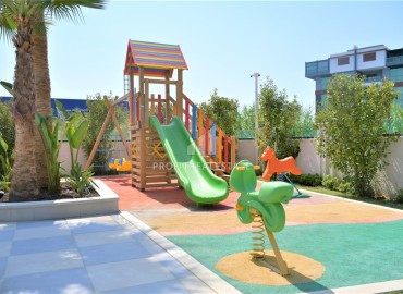 Видовая квартира с двумя спальнями, 78м², с дизайнерским интерьером в элитной резиденции в районе Оба. Алания ID-18973 фото-19