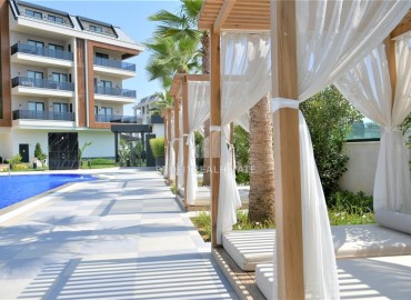 Видовая квартира с двумя спальнями, 78м², с дизайнерским интерьером в элитной резиденции в районе Оба. Алания ID-18973 фото-33