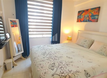 Готовая к проживанию, квартира с одной спальней, 55м², в комплексе с бассейном в 200м от моря в районе Оба, Алания ID-18974 фото-5