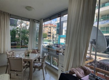 Готовая к проживанию, квартира с одной спальней, 55м², в комплексе с бассейном в 200м от моря в районе Оба, Алания ID-18974 фото-11