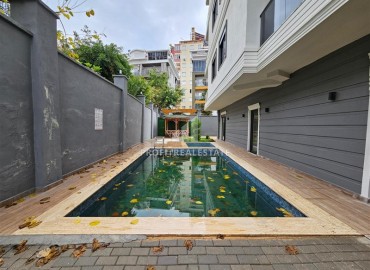 Меблированные двухкомнатные апартаменты, 68м², в новом комплексе с инфраструктурой в центре Алании под ВНЖ ID-18976 фото-13