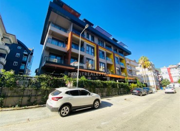 Апартаменты с одной спальней, 55м², с бытовой техникой в новостройке с бассейном у пляжа Клеопатры, Алания ID-18980 фото-1